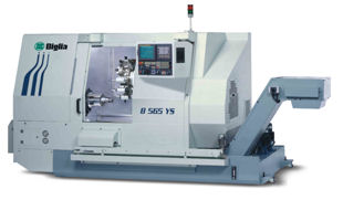 Tornio CNC Biglia 550 YS con quarto asse e utensili motorizzati